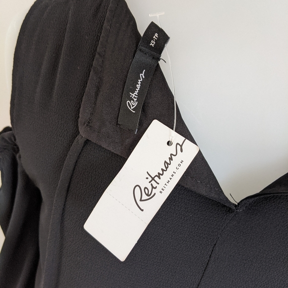 REITMANS ✨NWT✨ Cold Shoulder Dress, Black, XS - Picture 5 of 6